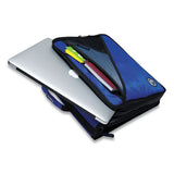 Universal Zipper Binder, 3 Rings, 2" Capacity, 11 X 8.5, Blue-gray Accents
