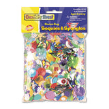 Sequins & Spangles, Assorted Metallic Colors, 4 Oz-pack
