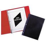 Traditional Polypropylene Sheet Protectors, Standard Weight, 11 X 8 1-2, 100-bx