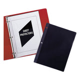 Traditional Polypropylene Sheet Protectors, Standard Weight, 11 X 8 1-2, 100-bx