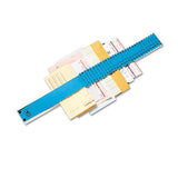 Plastic Indexed Sorter, 32 Dividers, Alpha-numeric-dates, Letter-size, Blue Frame