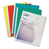 Report Covers, Economy Vinyl, Clear, 8 1-2 X 11, 100-bx