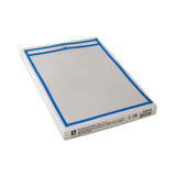 Stitched Shop Ticket Holders, Top Load, Super Heavy, Clear, 9" X 12" Inserts, 15-box