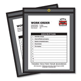 Shop Ticket Holders, Stitched, One Side Clear, 50 Sheets, 8 1-2 X 11, 25-box
