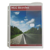 Poly Binder Pockets, 11 1-2 X 9 1-4, Clear, 5-pack