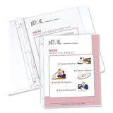Recycled Polypropylene Sheet Protectors, Reduced Glare, 2", 11 X 8 1-2, 100-bx