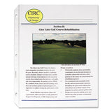 Standard Weight Polypropylene Sheet Protectors, Non-glare, 2", 11 X 8 1-2, 50-bx