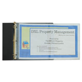 Panoramic Fold-out Poly Sheet Protectors, Center Loading, Clear, 17 X 11, 25-bx