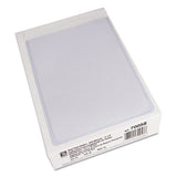 Self-adhesive Shop Ticket Holders, Super Heavy, 25 Sheets, 5 X 8, 50-box