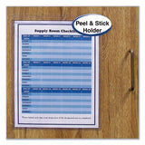 Self-adhesive Shop Ticket Holders, Super Heavy, 15 Sheets, 8 1-2 X 11, 50-box