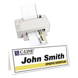 Scored Tent Cards, 4.25 X 11, White Cardstock, 50 Letter Sheets-box