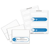 Scored Tent Cards, 4.25 X 11, White Cardstock, 50 Letter Sheets-box