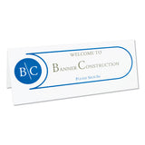 Scored Tent Cards, 4.25 X 11, White Cardstock, 50 Letter Sheets-box