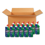 Toilet Bowl Cleaner With Bleach, Fresh Scent, 24oz Bottle, 12-carton