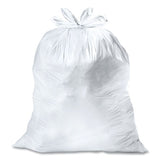 Tall Kitchen Quick-tie Bags, 13 Gal, 0.66 Mil, 23.75" X 28", White, 200-box