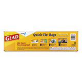 Tall Kitchen Quick-tie Bags, 13 Gal, 0.66 Mil, 23.75" X 28", White, 200-box