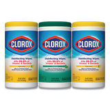 Disinfecting Wipes, 7x8, Fresh Scent-citrus Blend, 75-canister, 3-pk, 4 Packs-ct