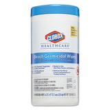 Bleach Germicidal Wipes, 6 X 5, Unscented, 150-canister, 6 Canisters-carton