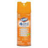 4-in-one Disinfectant And Sanitizer, Citrus, 14 Oz Aerosol, 12-carton