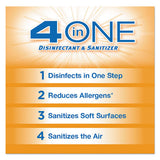 4-in-one Disinfectant And Sanitizer, Citrus, 14 Oz Aerosol, 12-carton