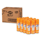 4-in-one Disinfectant And Sanitizer, Citrus, 14 Oz Aerosol, 12-carton