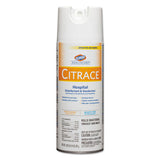 Citrace Hospital Disinfectant & Deodorizer, Citrus, 14oz Aerosol, 12-carton