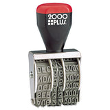 Traditional Date Stamp, Six Years, 1 3-8 X 3-16"