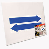 Stake Sign, Blank White, Includes Directional Arrows,  15 X 19
