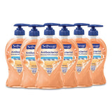 Antibacterial Hand Soap, Crisp Clean, 11 1-4 Oz Pump Bottle, 6-carton
