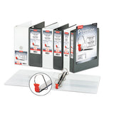 Premier Easy Open Clearvue Locking Slant-d Ring Binder, 3 Rings, 1" Capacity, 11 X 8.5, White
