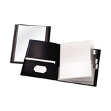 Reportpro 10-pocket Project Organizer, Letter, Black