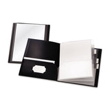 Reportpro 10-pocket Project Organizer, Letter, Black