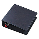 Superlife Easy Open Locking Slant-d Ring Binder, 3 Rings, 4" Capacity, 11 X 8.5, Black