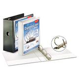 Expressload Clearvue Locking D-ring Binder, 3 Rings, 2" Capacity, 11 X 8.5, White
