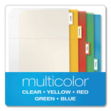Poly Ring Binder Pockets, 11 X 8 1-2, Letter, Assorted Colors, 5-pack