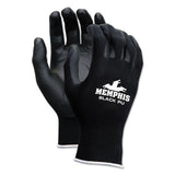 Economy Foam Nitrile Gloves, Medium, Gray-black, 12 Pairs