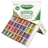 Classpack Regular Crayons, 16 Colors, 800-bx