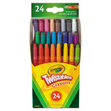 Twistables Mini Crayons, 24 Colors-pack