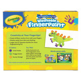 Washable Fingerpaint Pack, 3 Assorted Bright Colors, 8 Oz Tube, 3-pack