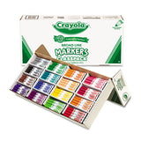 Non-washable Marker, Broad Bullet Tip, Assorted Colors, 256-box