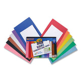 Project Giant Construction Paper, 18 X 12, Assorted Colors, 48-pack