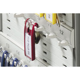 Locking Key Cabinet, 72-key, Brushed Aluminum, 11 3-4 X 4 5-8 X 15 3-4