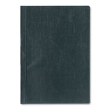 Vinyl Duraclip Report Cover W-clip, Letter, Holds 30 Pages, Clear-black, 25-box