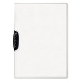 Swingclip Clear Report Cover, Letter Size, Black Clip, 25-box