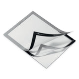 Duraframe Sign Holder, 8 1-2" X 11", Silver Frame, 2-pack