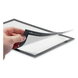 Duraframe Sign Holder, 8 1-2" X 11", Silver Frame, 2-pack