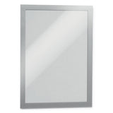 Duraframe Sign Holder, 8 1-2" X 11", Silver Frame, 2-pack