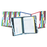 Instaview Expandable Desktop Reference System, 10 Panels, Black Borders
