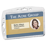 Replacement Card Holder, Vertical-horizontal, Polystyrene, 10-pack