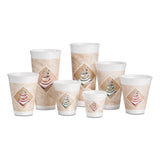 Café G Foam Hot-cold Cups, 24 Oz, Green-white, 20-bag, 20 Bags-carton